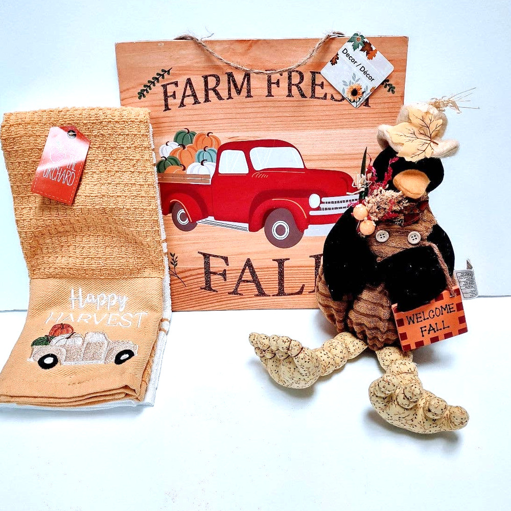 Happy Harvest Welcome Fall Farm Fresh Thanksgiving Bundle